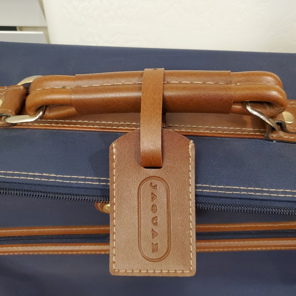 Vintage Jaguar suitcase